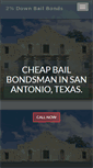 Mobile Screenshot of alamobailbonds.com